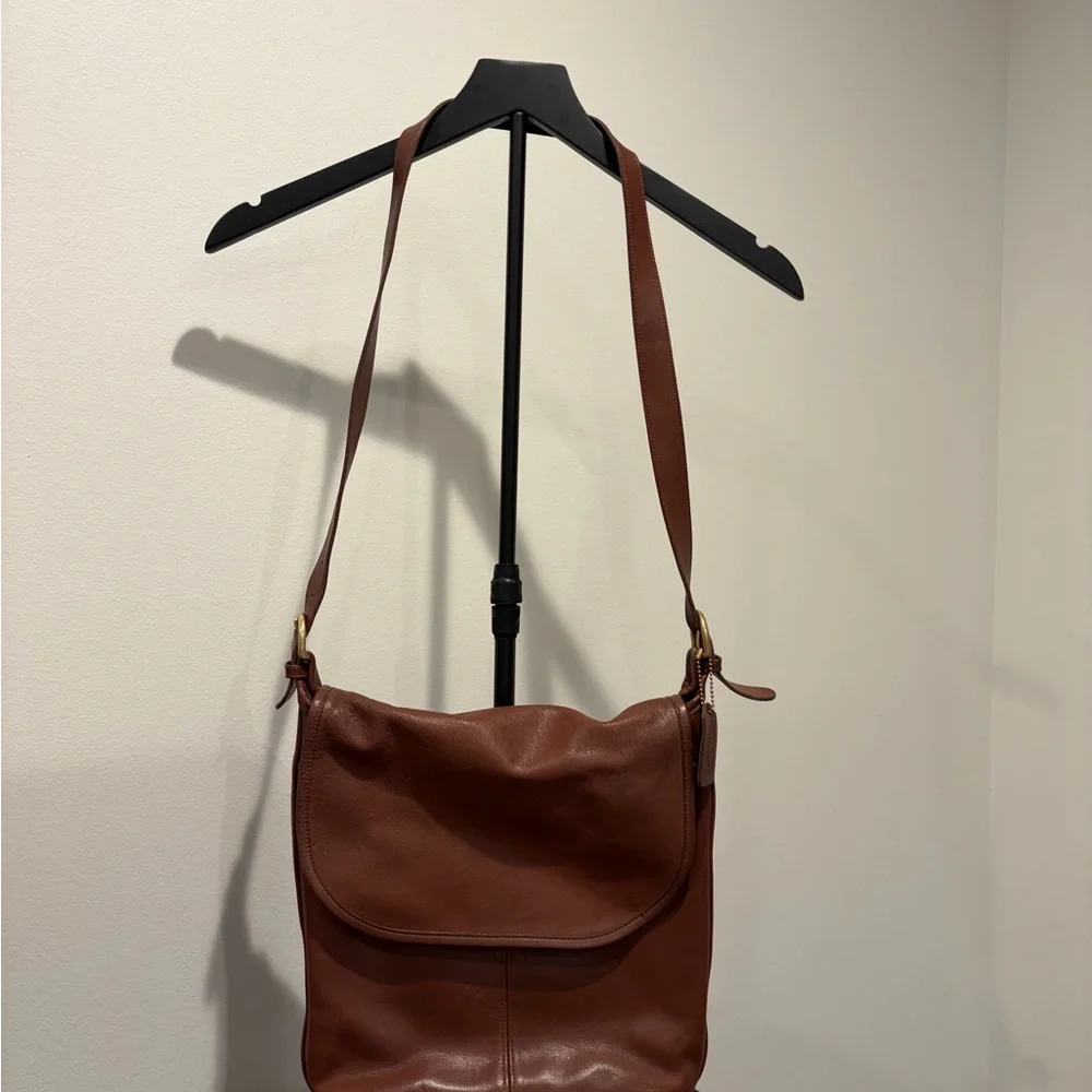 Vintage Coach Whitney Brown Leather Satchel